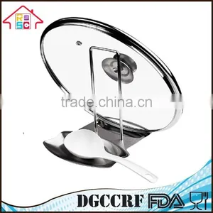 Stainless Steel Lid and Spoon Rest, Multifunctional Lid and Spoon Holder thumbnail-1