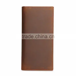 2017 Popular Money Bag Woods Genuine Leather Wallet Bussiness RFID Safe Card Case Wallet thumbnail-4