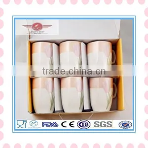 Elegant Bone-china Ceramic Porcelain Mug/Cup Custom Color thumbnail-1