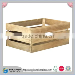 Europe Style Antique Home Decor Stackble Wooden Displying Crate thumbnail-1