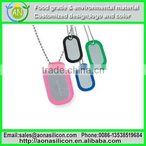 Stainless Steel Military Dog Tag With Iron Ball Chain|aluminum Military Dog Tag thumbnail-1