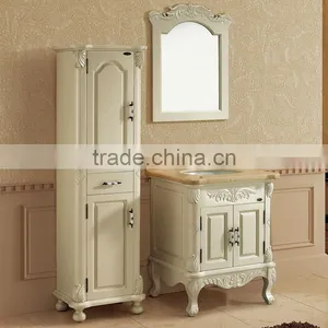 French New Style Bath Cabinetry,White Color Bathroom Vanities,Antique Bathroom Cabinets(BF08-4081) thumbnail-1