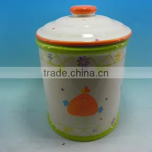 Easter Chick Tea Coffee Cookie Sugar Ceramic Set thumbnail-1