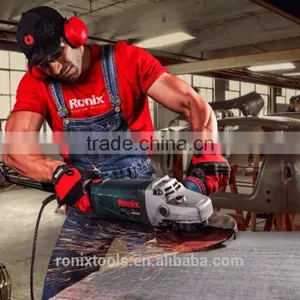 RONIX HIGH QUALITY INDUSTRIAL LEVEL ANGLE GRINDER 180MM-2400W MODEL 3210 thumbnail-3
