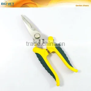 SGA0008 7-1/4" Plastic Handle Garden Plant Scissors thumbnail-1