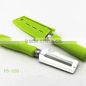 Stainless Steel Vegetable Peeler With Cover Plastic Handle Vegetable Slicer PD-050 thumbnail-1