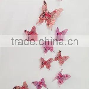 Butterfly Removable Home Wallpaper Art DIY Kids Room Decoration 3d Wall Stickers thumbnail-4