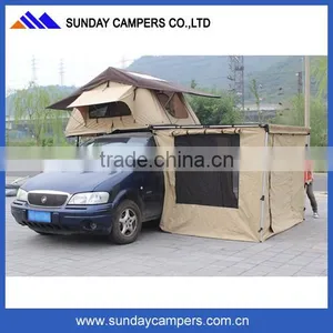 2017 Hot Sale Camping Canvas Car Roof Top Tent for 4x4 Truck thumbnail-1