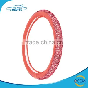 17 Inch Colorful PVC Steering Wheel Cover Wholesale thumbnail-1