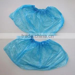 Blue Disposable PE Waterproof Shoe Cover,Disposable Plastic CPE/PE Shoe Cover,Blue PP Non Woven Nonwoven Shoe Cover thumbnail-1