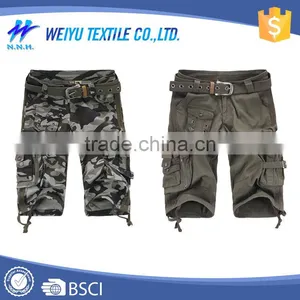 Custom Printed Ladies Camouflage Short Pants For Women thumbnail-3