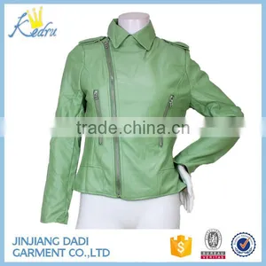 2016 Latest Design Women Pure Leather Jackets for Women thumbnail-1