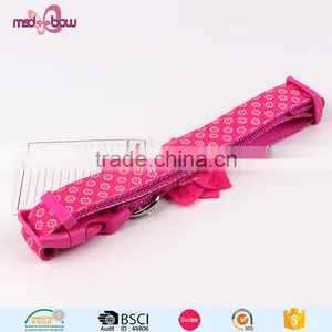 Custom Printed Pet Flower Grooming Product Nylon Dog Collar thumbnail-3
