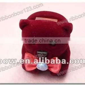 Gift Decorative Bow With a Small Artificial Flower thumbnail-1