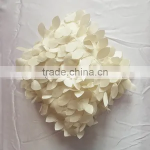 Fancy Chiavari 3D Taffeta Chair Cap/Chair Hood Purple Wafer & Cream Leaf 2 Color For Customs Choice thumbnail-6