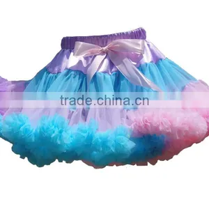 Lovely Fluffy Chiffon Pettiskirts Baby Girls Skirts Children Tutu Skirt Princess Dance Party Tulle Skirt thumbnail-1
