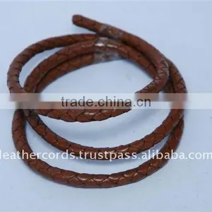 3mm Braided Leather Cords thumbnail-2
