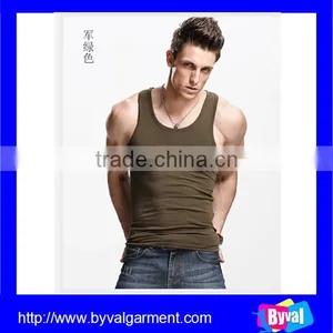 Mens Blank Tight Athletic Tank Top Wholesale thumbnail-1