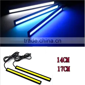 New Ultra-thin High-brightness LED Daytime Running Lights Waterproof Power Cars Running Lights White Yellow thumbnail-1