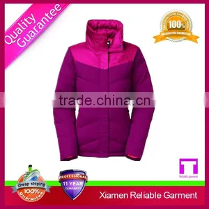 Fashion 95% Goose Down Women Thick Winter Wool Coat thumbnail-1