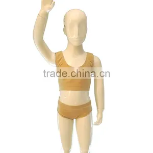 Nude Kids Underwear Sets Cheap Seamless Underwear Girl's Camisole Boxer Sets thumbnail-1