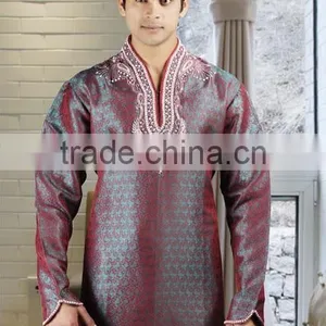 Mens Designer Sherwanis Kurtas thumbnail-1