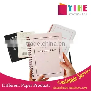 Full Color Printing Cardboard Sprial Binding Notebook ,cheap Office/school Supplies Custom thumbnail-1