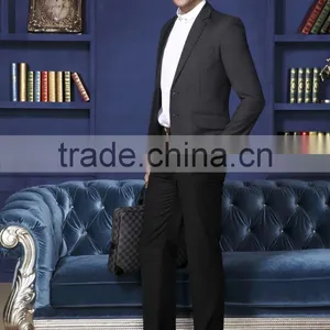 Mens Slim Fit Suit Bespoke Men Slim Cut Business Suit thumbnail-3