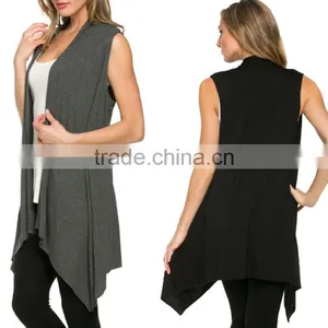 Fashion Plain Women Summer Vest Sleeveless Jacket for Ladies 2017 thumbnail-1