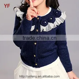 Hand Knitted Girls Cardigan thumbnail-3