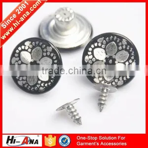 Hi-ana Button2 Many Self-owned Brands New Design Garment Shank Button thumbnail-1