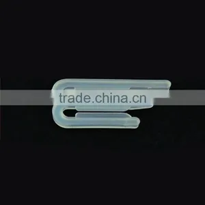 High Quality 3.75*1.7*0.35cm Clear Colored Plastic Shirt Clip for Garment Packing thumbnail-5