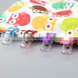 75 PCS Colorful Sewing Binding Plastic Spring Wonder Clips-2.7x1.0cm thumbnail-5