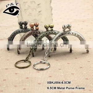 2017 New Arrival Engraving Flower Metal Purse Frames Mini Frames thumbnail-2