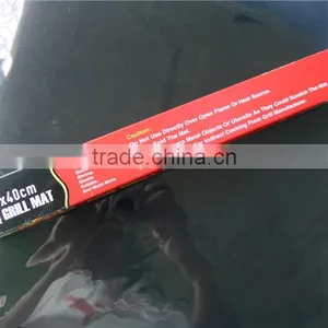 Non-stick Copper Grill Baking Mat BBQ Grill Mat Fireproof Charcoal Yoshi Bbq Grill Mat thumbnail-4