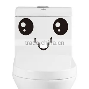 2016 New Funny Stylish Smiling Face Bathroom DIY Decal Vinyl Toilet Sticker Art Wall Paper Decor Cute Stickers thumbnail-4
