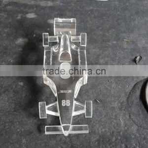 Noble Customized Made Crystal Glass Car Model For Souvenir Gift thumbnail-5
