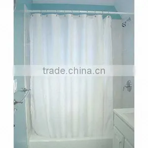100% Cotoon or 100% Ployster Waterproof Shower Curtain thumbnail-1