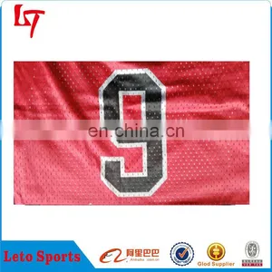 OEM Service 100% Polyester Mesh Wicking Material American Football Jersey for Teams thumbnail-4