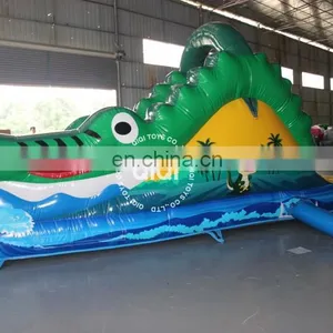 Inflatable Crocodile Slide for Sale for Kids thumbnail-5