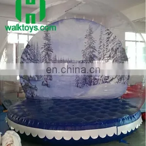 Decoration Inflatable Snow Globe Ball ,cheap Snow Globe for Sale,inflatable Christmas Decoration Snow Ball for Commercial thumbnail-1