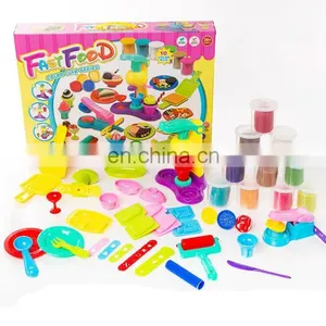 Funny Color Eco-friendly Play Dough Toy Set With EN71 thumbnail-3