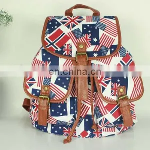 Wholesale Unisex Canvas Sports Travelling Backpack Bag thumbnail-1