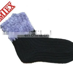 Knitted Floor Socks With Fleece thumbnail-1