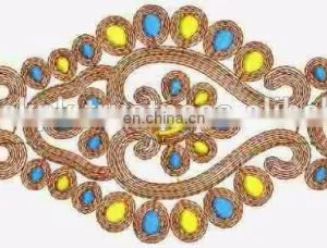 Lace - Laces - Fancy Beaded Lace & Trimming Curtain Accessories thumbnail-1