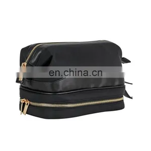 Toiletry Bag With Multiple Compartments Hanging Makeup Organizer Double Layer thumbnail-1
