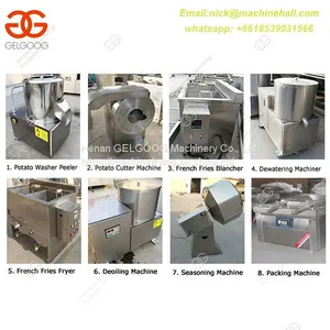 Semi-automatic French Fries Making Line|Potato Chips Making Line With Small Scale|Factory Potato Chips Making Line thumbnail-4