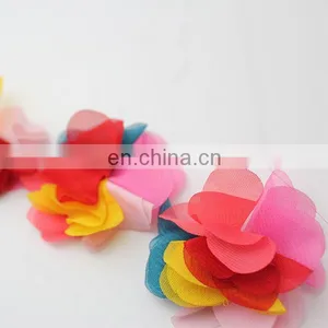 Soft Chiffon Lace Flower Trimming for Garment Trim thumbnail-2