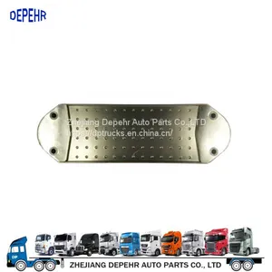 Zhejiang Depehr Heavy Duty European Tractor Lubrication System Volvo FM9 Truck Aluminum Oil Cooler 8170816 20749399 thumbnail-1