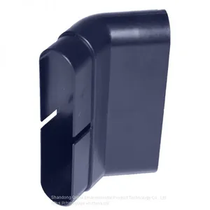 ABS Plastic Wall Mounted Air Vent Pipe 45 Degree Elbow Duct thumbnail-1